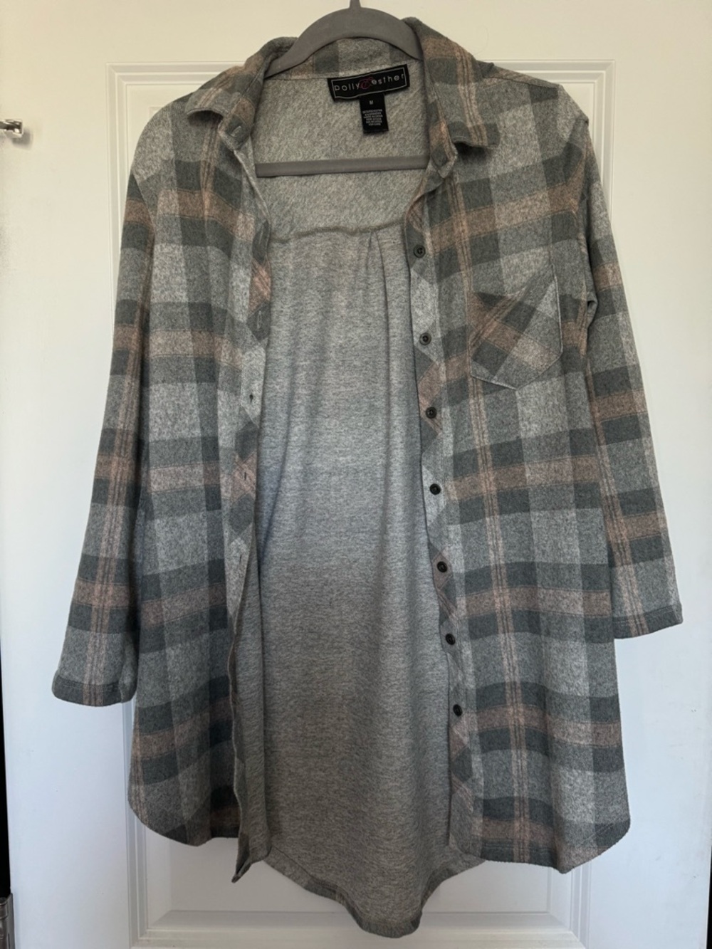Light Grey Checkered Jacket